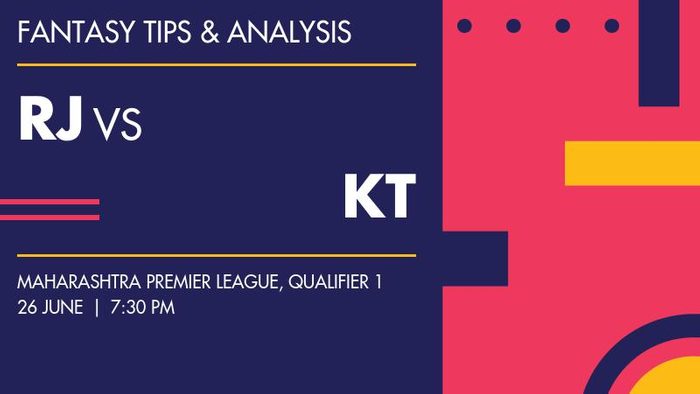 RJ vs KT (Ratnagiri Jets vs Kolhapur Tuskers), Qualifier 1