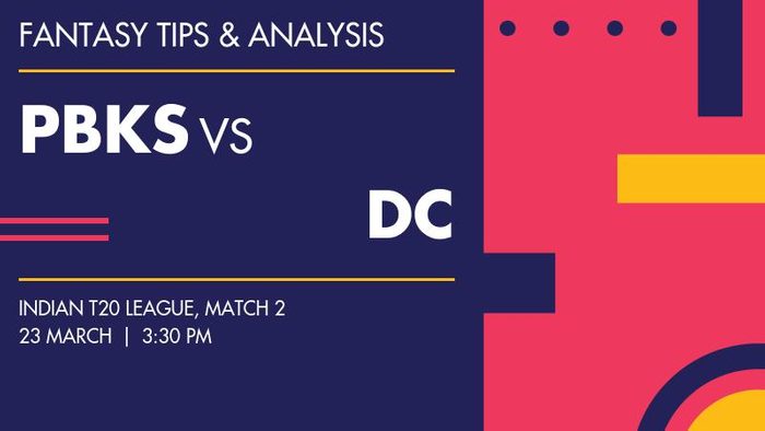 PBKS vs DC (Punjab Kings vs Delhi Capitals), Match 2