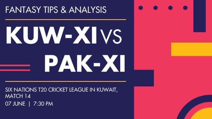 Kuwait XI बनाम Pakistan XI, Match 14