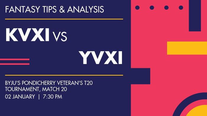KVXI vs YVXI (Kariakal Veterans XI vs Yanam Veterans XI), Match 20