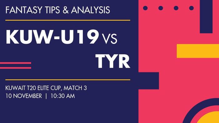 KUW-U19 vs TYR (Kuwait Under-19 vs Tally D.R.F.S), Match 3