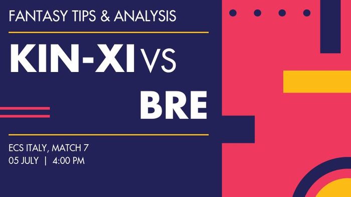 KIN-XI vs BRE (Kings XI vs Brescia CC), Match 7