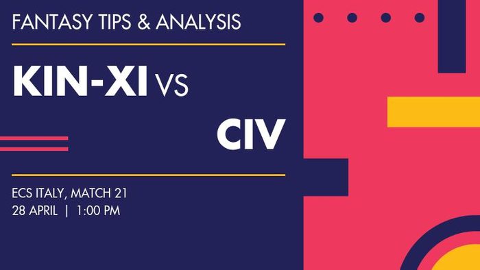 KIN-XI vs CIV (Kings XI vs Cividate), Match 21