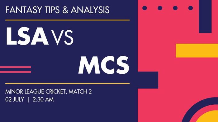 LSA vs MCS (Lone Star Athletics vs Michigan Cricket Stars), Match 2