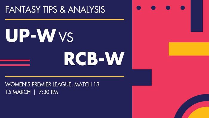 UP-W vs RCB-W (UP Warriorz vs Royal Challengers Bangalore), Match 13