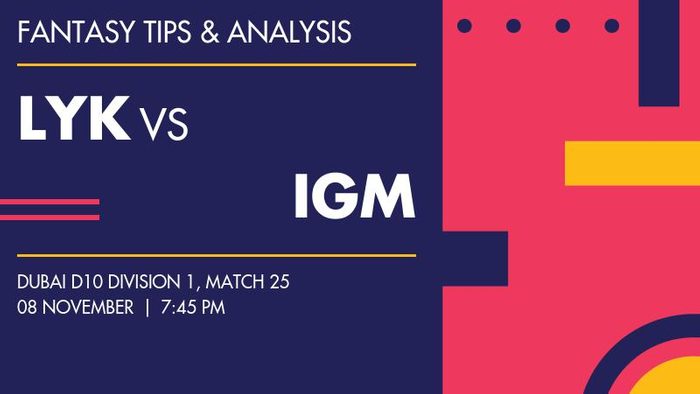 LYK vs IGM (Lyari Kings vs Interglobe Marine), Match 25