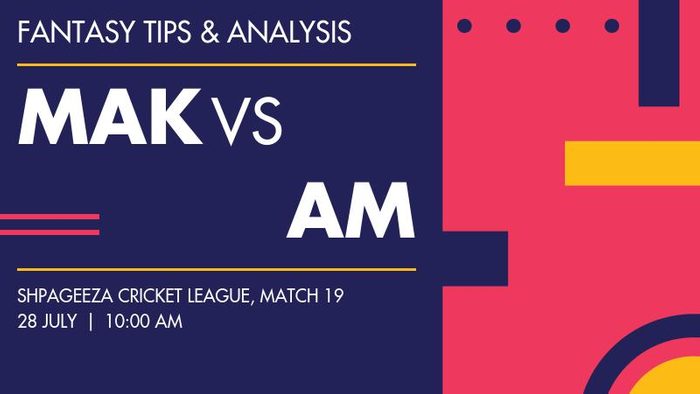 MAK vs AM (Mis-e-Ainak Knights vs Amo Sharks), Match 19