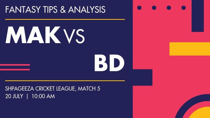 MAK vs BD (Mis-e-Ainak Knights vs Band-e-Amir Dragons), Match 5