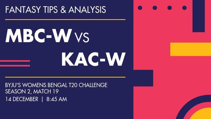 MBC-W vs KAC-W (Mohun Bagan AC Women vs Kalighat Club Women), Match 19
