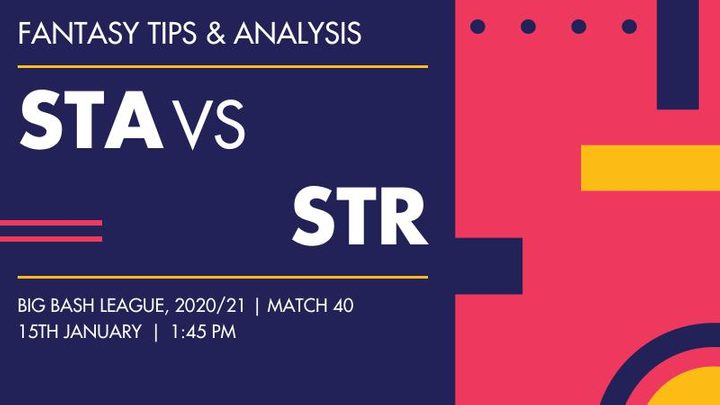 STA vs STR, Match 40