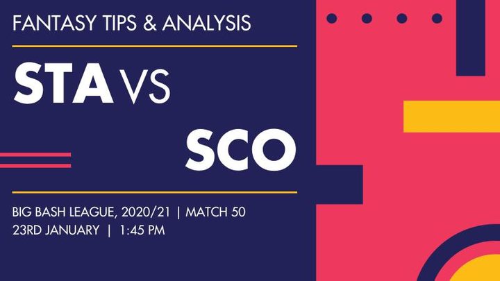 STA vs SCO, Match 50