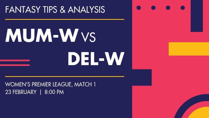 MUM-W vs DEL-W (Mumbai Indians vs Delhi Capitals), Match 1