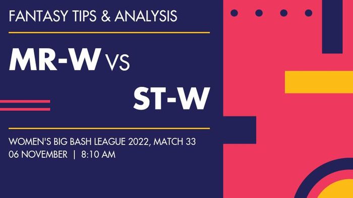 MR-W vs ST-W (Melbourne Renegades Women vs Sydney Thunder Women), Match 33