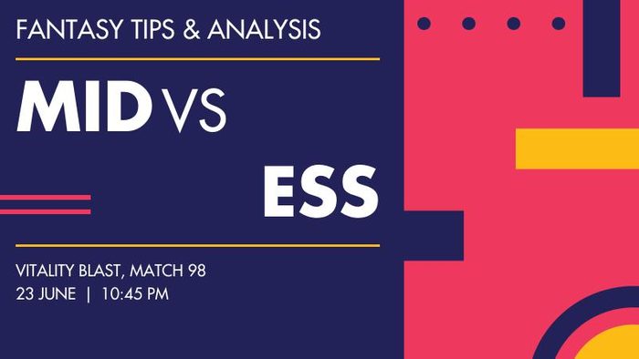 MID vs ESS (Middlesex vs Essex), Match 98