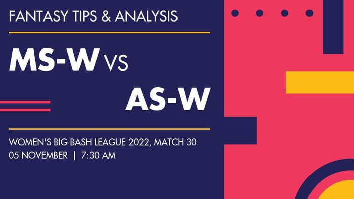 MS-W vs AS-W (Melbourne Stars Women vs Adelaide Strikers Women), Match 30