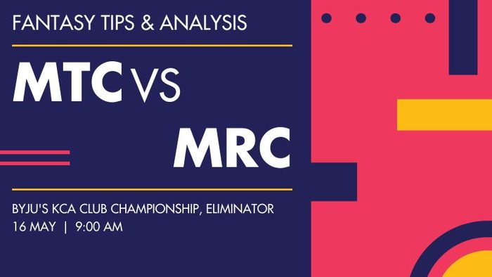 MTC vs MRC (Masters Cricket Club vs Masters-RCC), Eliminator