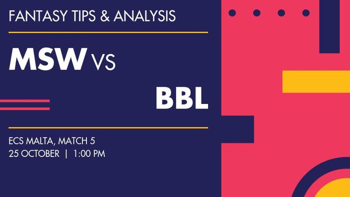 MSW vs BBL (Msida Warriors vs Bugibba Blasters), Match 5