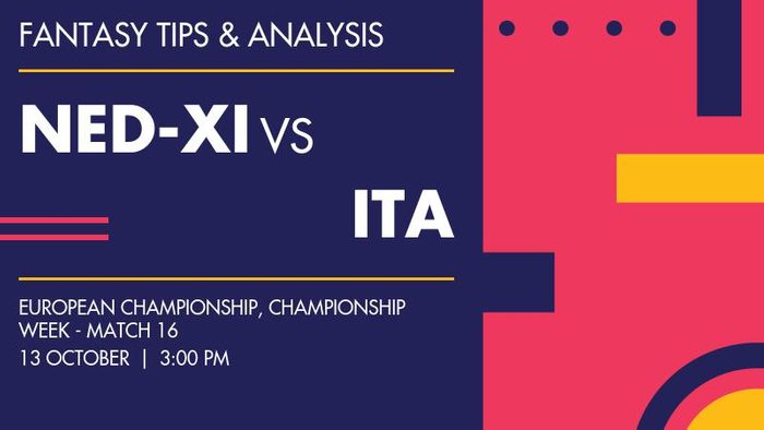 NED-XI vs ITA (Netherlands XI vs Italy), Championship Week - Match 16