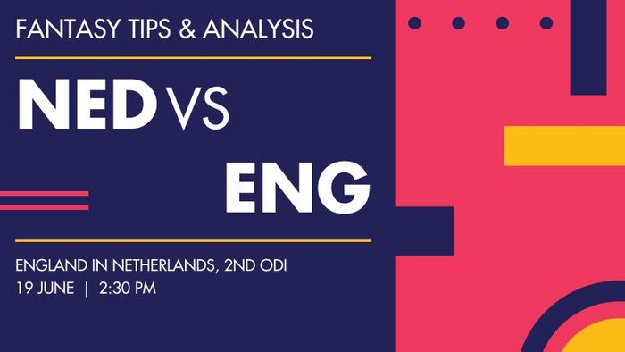 NED vs ENG (Netherlands vs England), 2nd ODI
