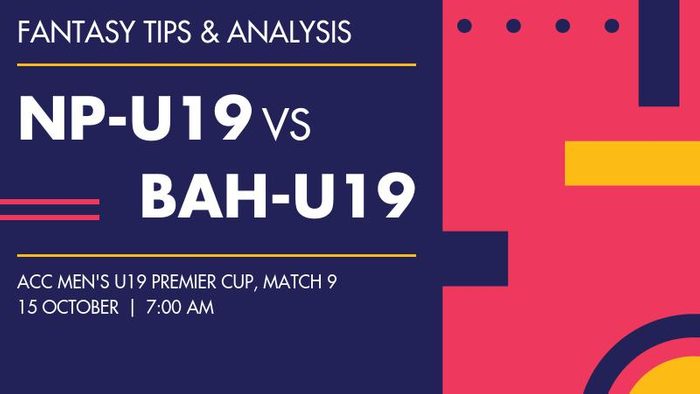 NP-U19 vs BAH-U19 (Nepal Under-19 vs Bahrain Under-19), Match 9
