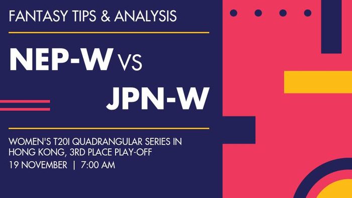 NEP-W vs JPN-W (Nepal Women vs Japan Women), 3rd Place Play-off