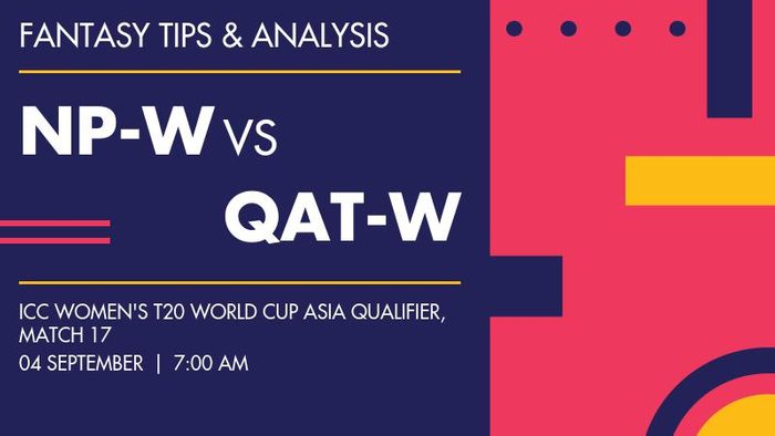 NP-W vs QAT-W (Nepal Women vs Qatar Women), Match 17