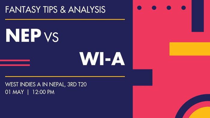 NEP vs WI-A (Nepal vs West Indies A), 3rd T20
