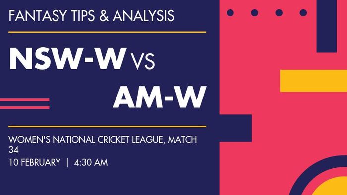 NSW-W vs AM-W (New South Wales Breakers vs ACT Meteors), Match 34