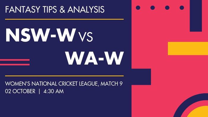 NSW-W vs WA-W (New South Wales Breakers vs Western Australia Women), Match 9
