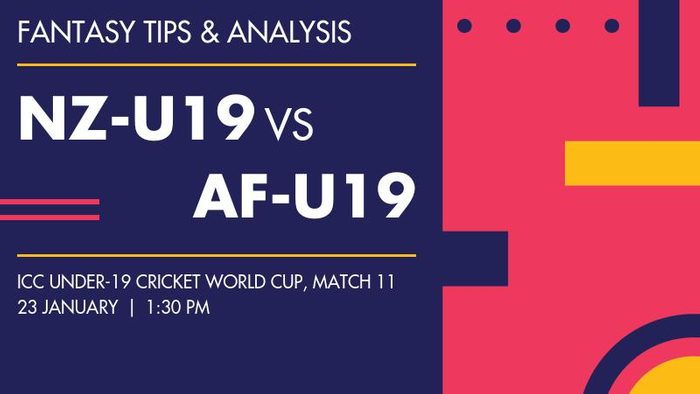 NZ-U19 vs AF-U19 (New Zealand Under-19 vs Afghanistan Under-19), Match 11
