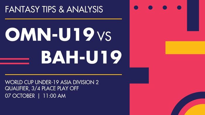 OMN-U19 vs BAH-U19 (Oman Under-19 vs Bahrain Under-19), 3/4 Place Play off