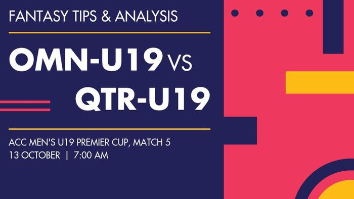 OMN-U19 vs QTR-U19 (Oman Under-19 vs Qatar Under-19), Match 5