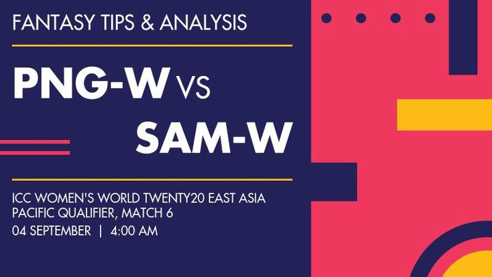 PNG-W vs SAM-W (Papua New Guinea Women vs Samoa Women), Match 6