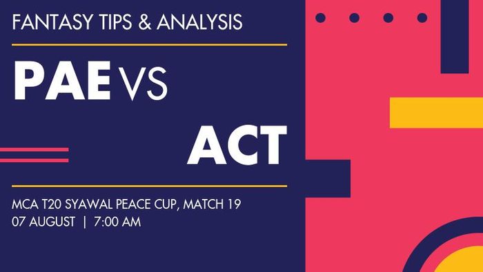 PAE vs ACT (PAK Eagles vs Active), Match 19
