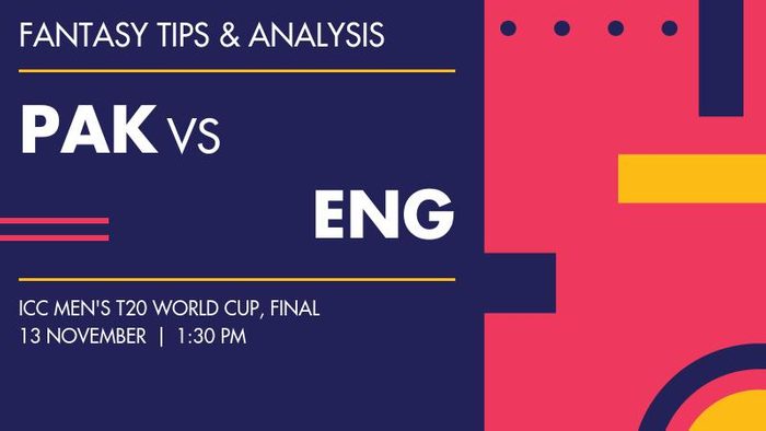 PAK vs ENG (Pakistan vs England), Final