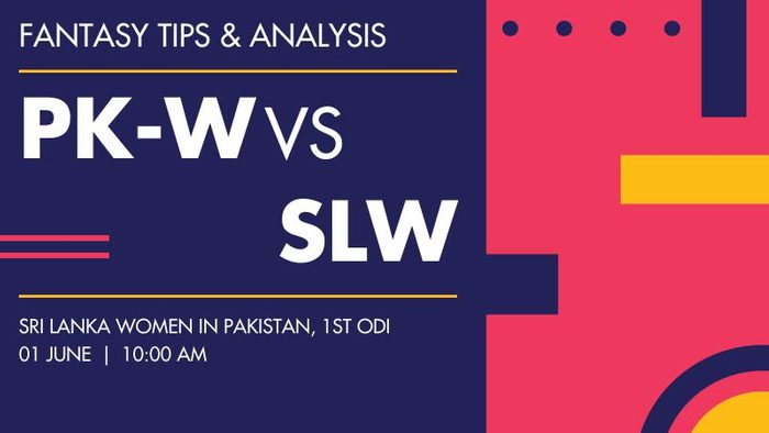 PK-W vs SLW (Pakistan Women vs Sri Lanka Women), 1st ODI