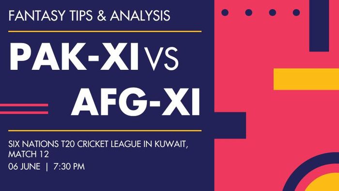 PAK-XI vs AFG-XI (Pakistan XI vs Afghanistan XI), Match 12