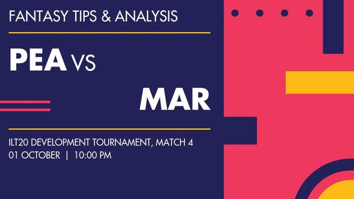 PEA vs MAR (ILT20 Pearls vs ILT20 Marvels), Match 4