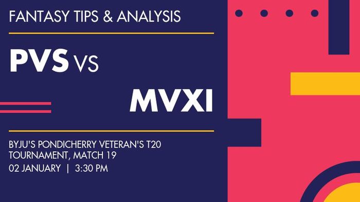 PVS vs MVXI (Pondicherry Veterans Secretary XI vs Mahe Veterans XI), Match 19