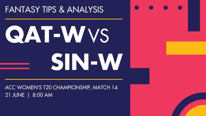 QAT-W vs SIN-W (Qatar Women vs Singapore Women), Match 14