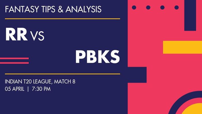 RR vs PBKS (Rajasthan Royals vs Punjab Kings), Match 8