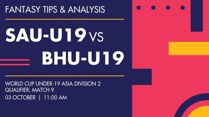 SAU-U19 vs BHU-U19 (Saudi Arabia Under-19 vs Bhutan Under-19), Match 9