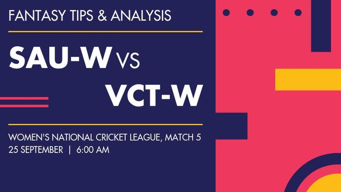 SAU-W vs VCT-W (South Australian Scorpions vs Victoria Women), Match 5
