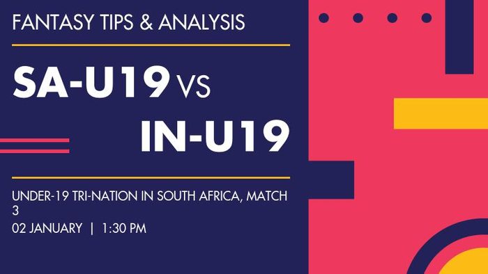 SA-U19 vs IN-U19 (South Africa Under-19 vs India Under-19), Match 3
