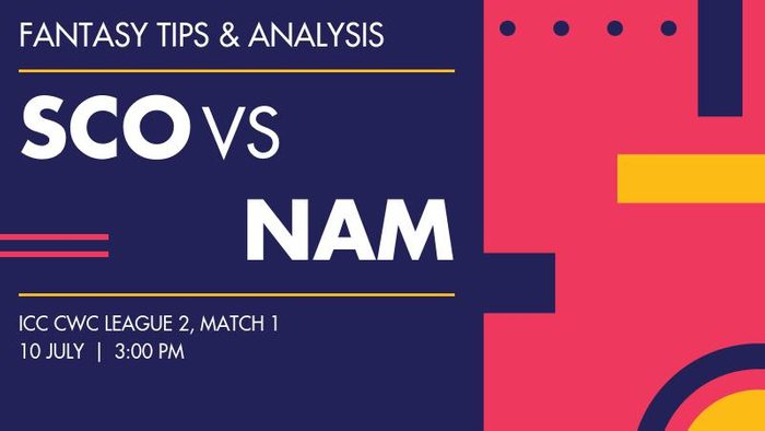 SCO vs NAM (Scotland vs Namibia), Match 1
