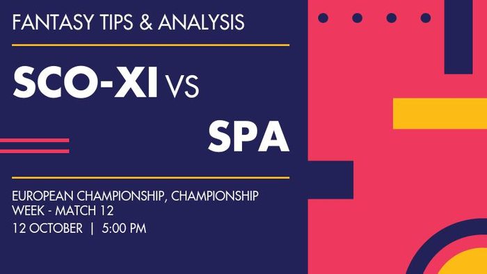 Scotland XI बनाम Spain, Championship Week - Match 12