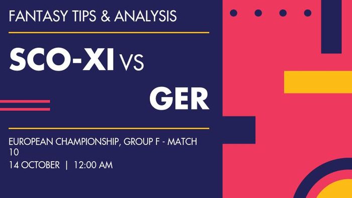 SCO-XI vs GER (Scotland XI vs Germany), Group F - Match 10