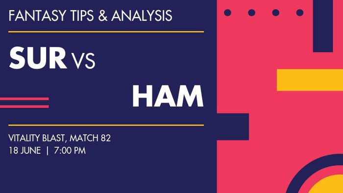 SUR vs HAM (Surrey vs Hampshire), Match 82