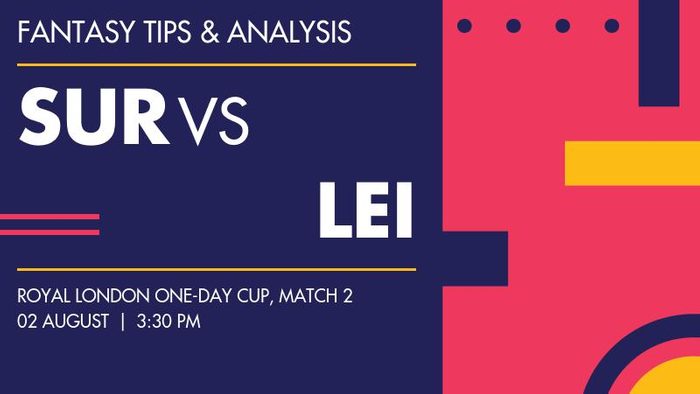 SUR vs LEI (Surrey vs Leicestershire), Match 2