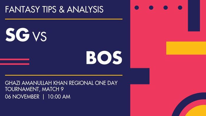 SG vs BOS (Speen Ghar Region vs Boost Region), Match 9